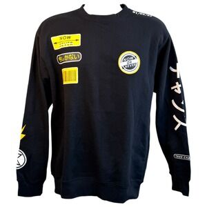 Colby Brock Mens Now Or Never Crewneck Sweatshirt Black Size M